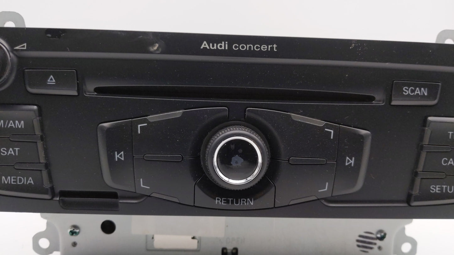 2010-2012 Audi A4 Quattro Radio AM FM Cd Player Receiver Replacement P/N:8T1 035 186 R 4G0035082C Fits OEM Used Auto Parts -