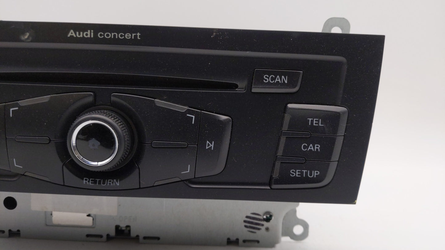 2010-2012 Audi A4 Quattro Radio AM FM Cd Player Receiver Replacement P/N:8T1 035 186 R 4G0035082C Fits OEM Used Auto Parts -