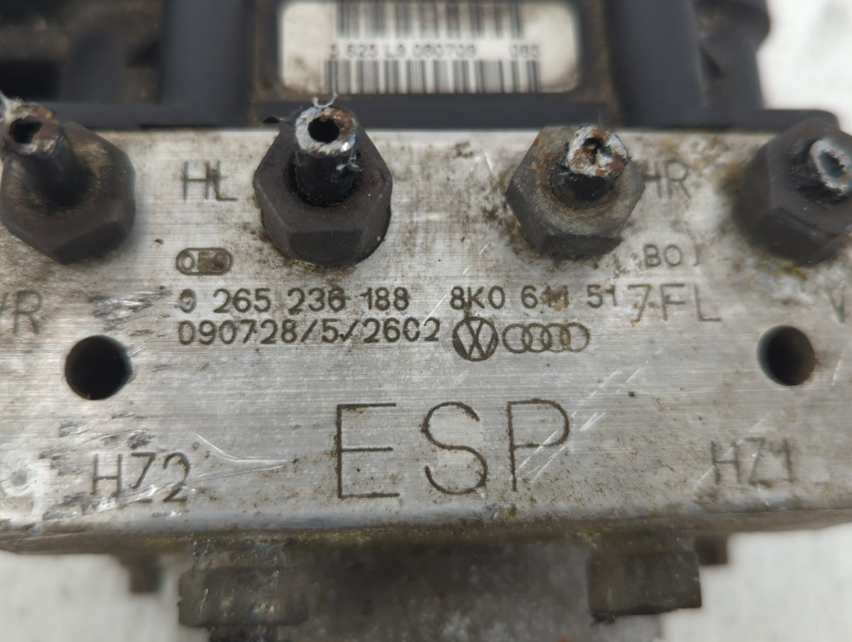2009-2010 Audi A4 Quattro Anti-Lock Brake ABS Pump Module Actuator OEM P/N:8K0 614 517 FL 8K0 614 517 HA Fits Fits 2009 2010