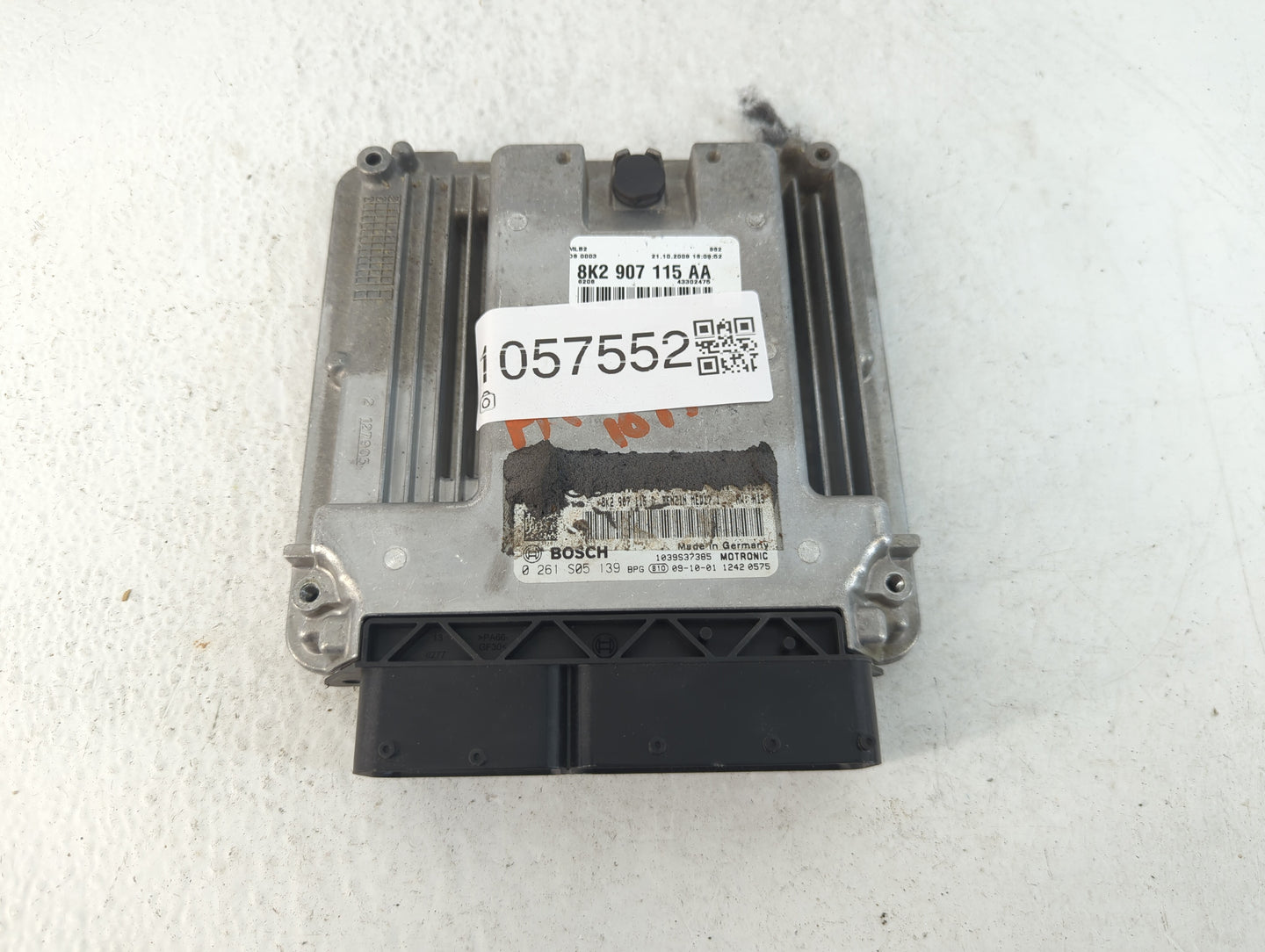 2010 Audi A5 PCM Engine Control Computer ECU ECM PCU OEM P/N:8K2 907 115 AA Fits OEM Used Auto Parts - Oemusedautoparts1.com