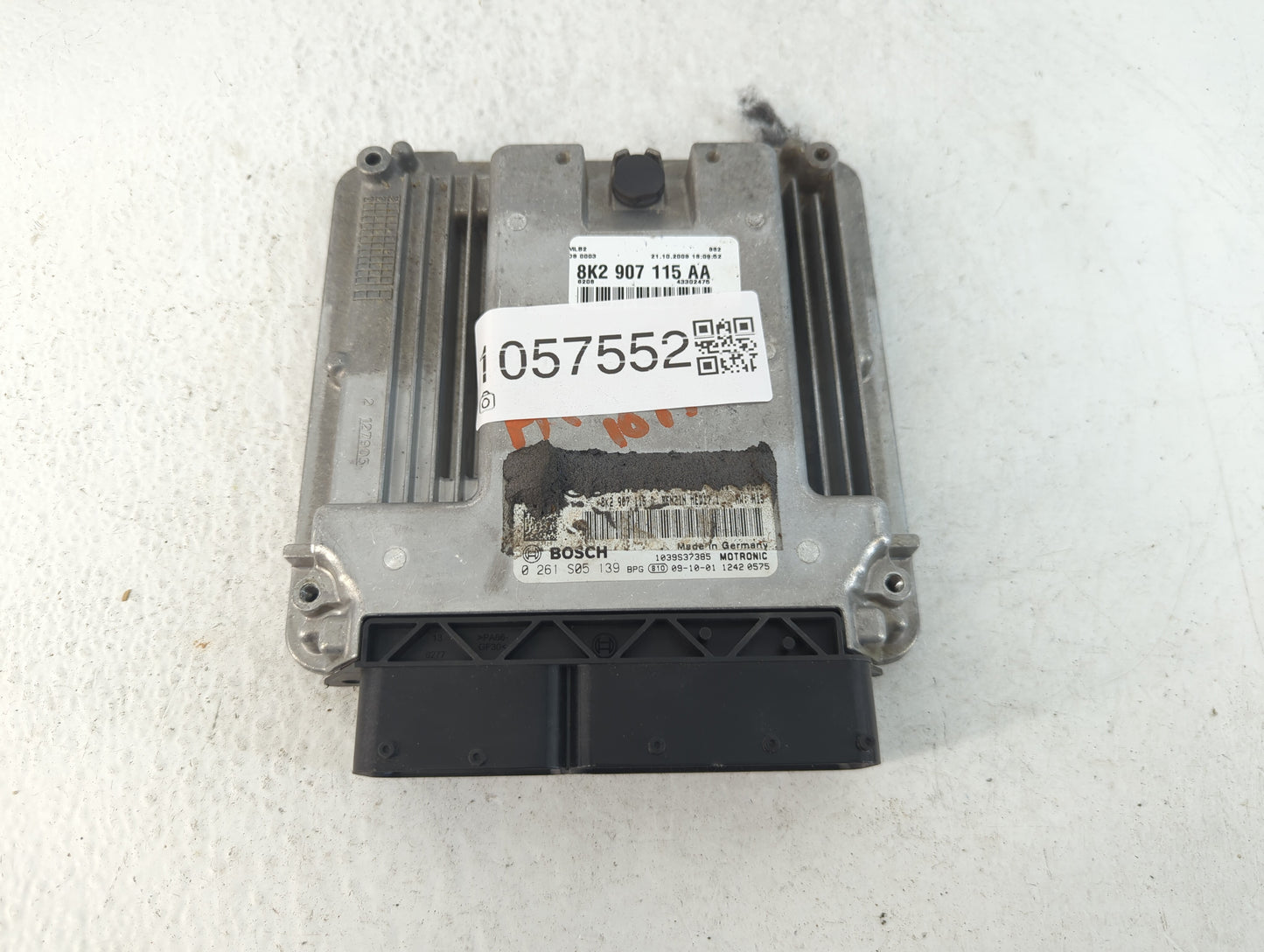 2010 Audi A5 PCM Engine Control Computer ECU ECM PCU OEM P/N:8K2 907 115 AA Fits OEM Used Auto Parts - Oemusedautoparts1.com