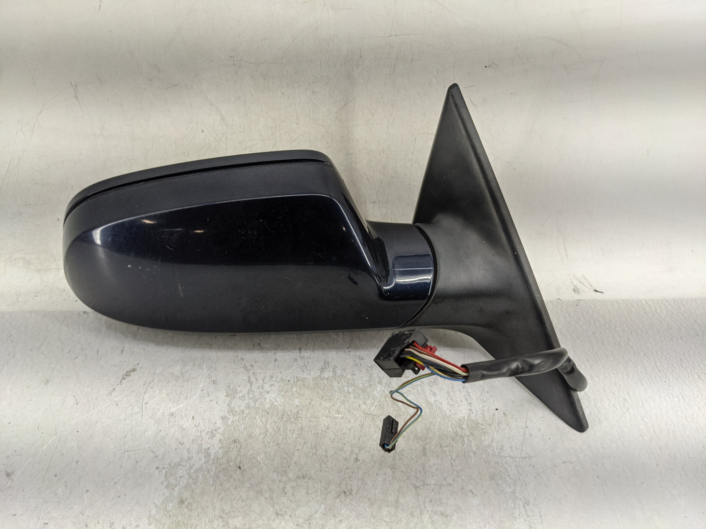 2008-2014 Audi A5 Passenger Right Side View Manual Door Mirror Blue - Oemusedautoparts1.com