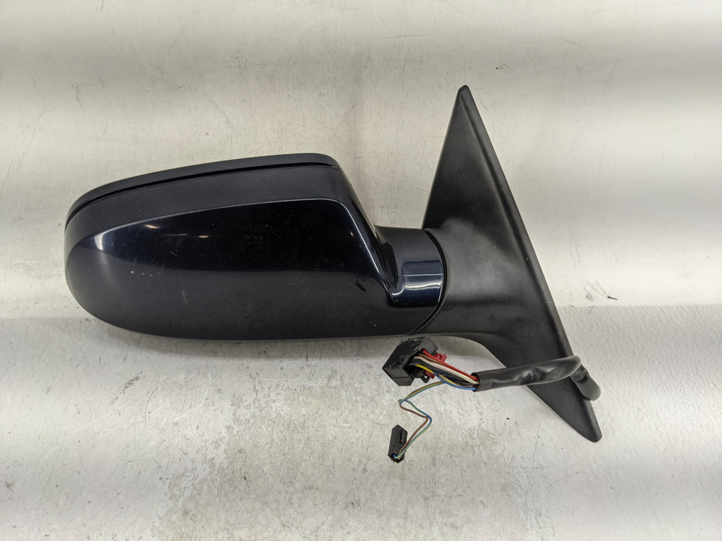 2008-2014 Audi A5 Passenger Right Side View Manual Door Mirror Blue - Oemusedautoparts1.com