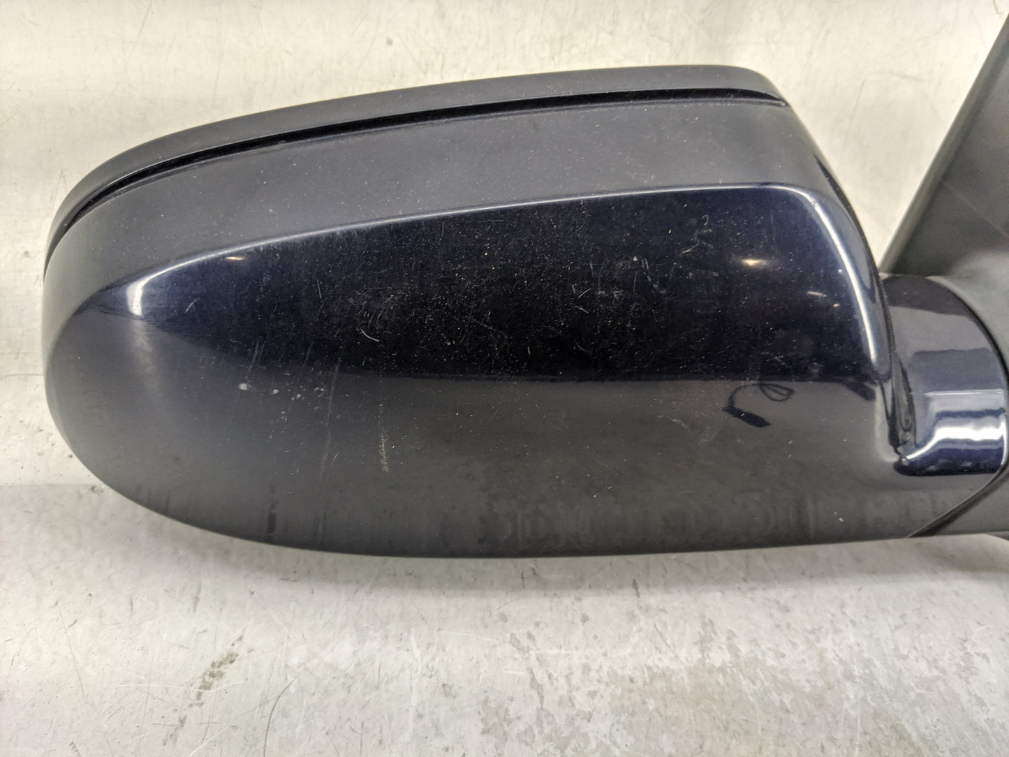 2008-2014 Audi A5 Passenger Right Side View Manual Door Mirror Blue - Oemusedautoparts1.com