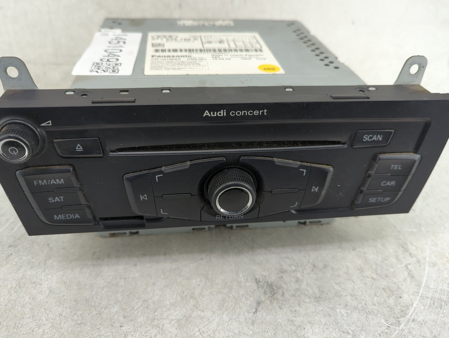 2008-2012 Audi A5 Radio AM FM Cd Player Receiver Replacement P/N:8T1035186R CQ-JA1962G Fits Fits 2008 2009 2010 2011 2012 OE