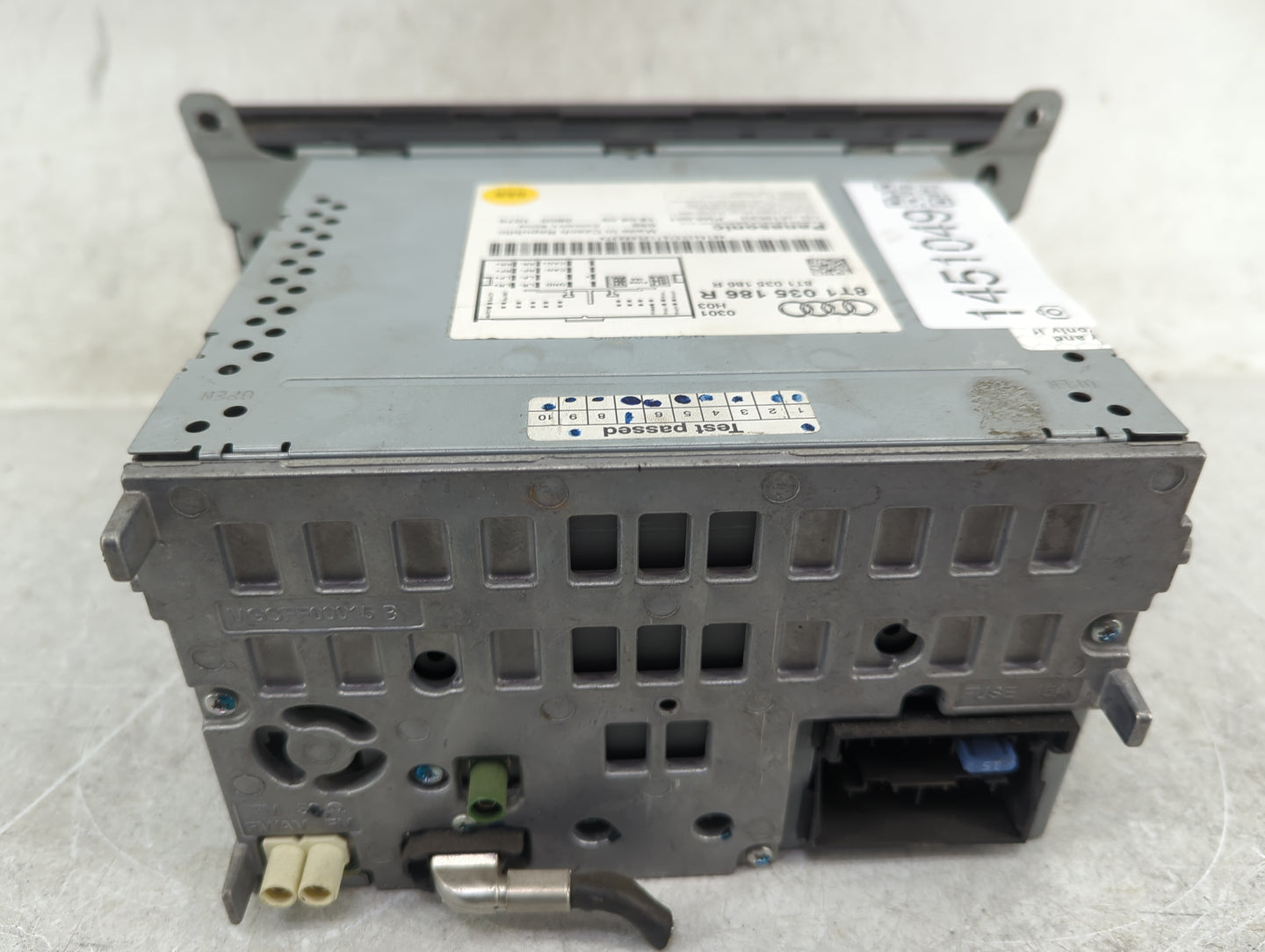 2008-2012 Audi A5 Radio AM FM Cd Player Receiver Replacement P/N:8T1035186R CQ-JA1962G Fits Fits 2008 2009 2010 2011 2012 OE