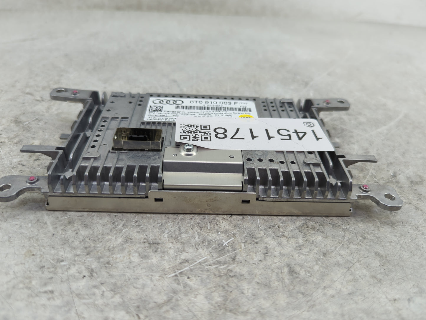 2010 Audi A5 Information Display Screen 1451178 - Oemusedautoparts1.com