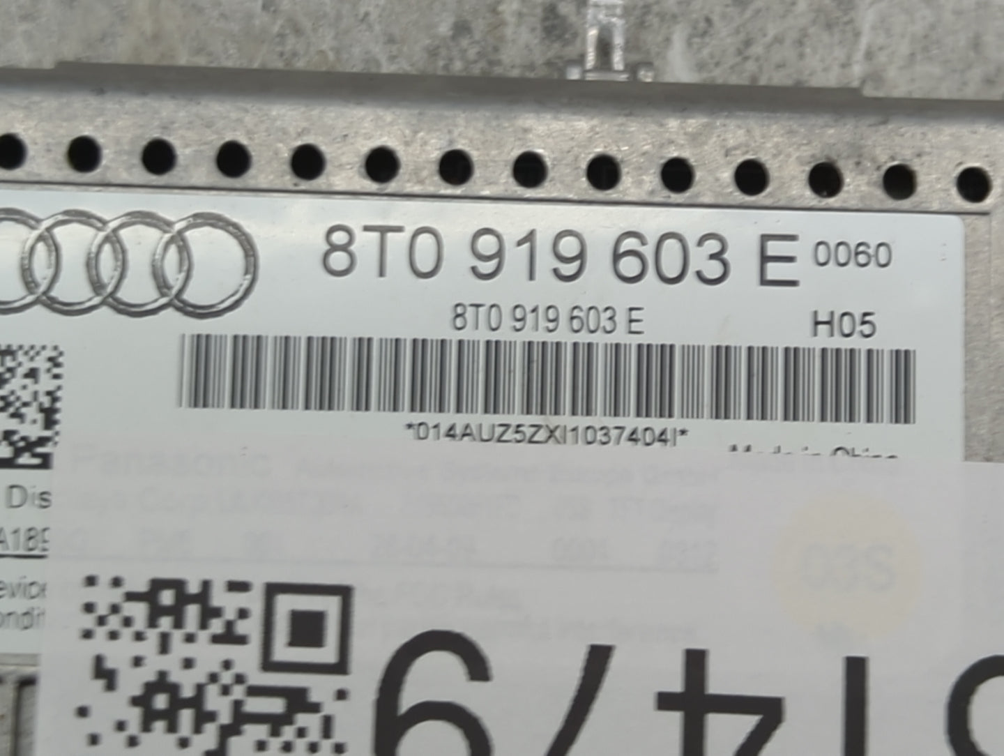2010 Audi A5 Information Display Screen - Oemusedautoparts1.com