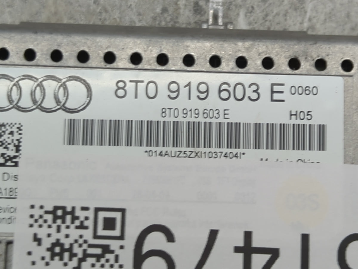 2010 Audi A5 Information Radio Display Screen 1451479 - Oemusedautoparts1.com