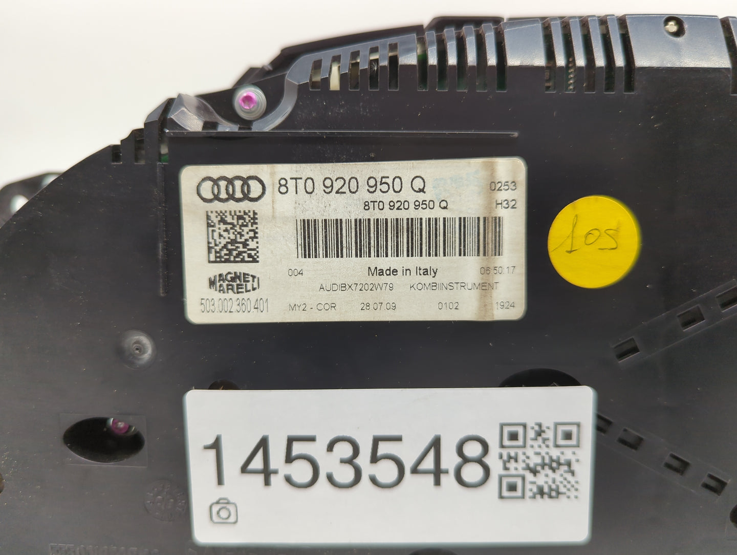 2010-2012 Audi A5 Instrument Cluster Speedometer Gauges P/N:8T0920950Q 503002360401 Fits Fits 2010 2011 2012 OEM Used Auto P