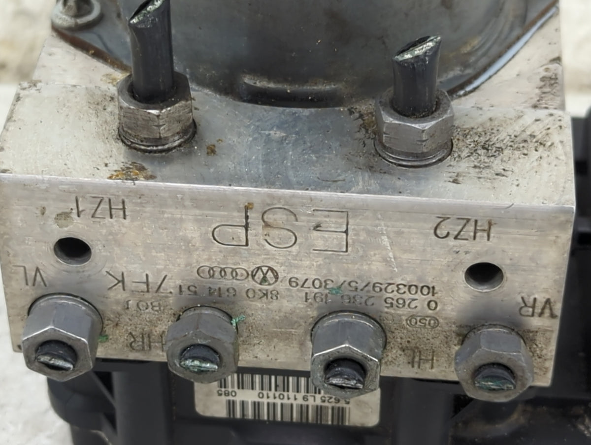 2010-2012 Audi A5 Anti-Lock Brake ABS Pump Module Actuator OEM P/N:0265236191 8K0614517FK Fits Fits 2009 2010 2011 2012 OEM 