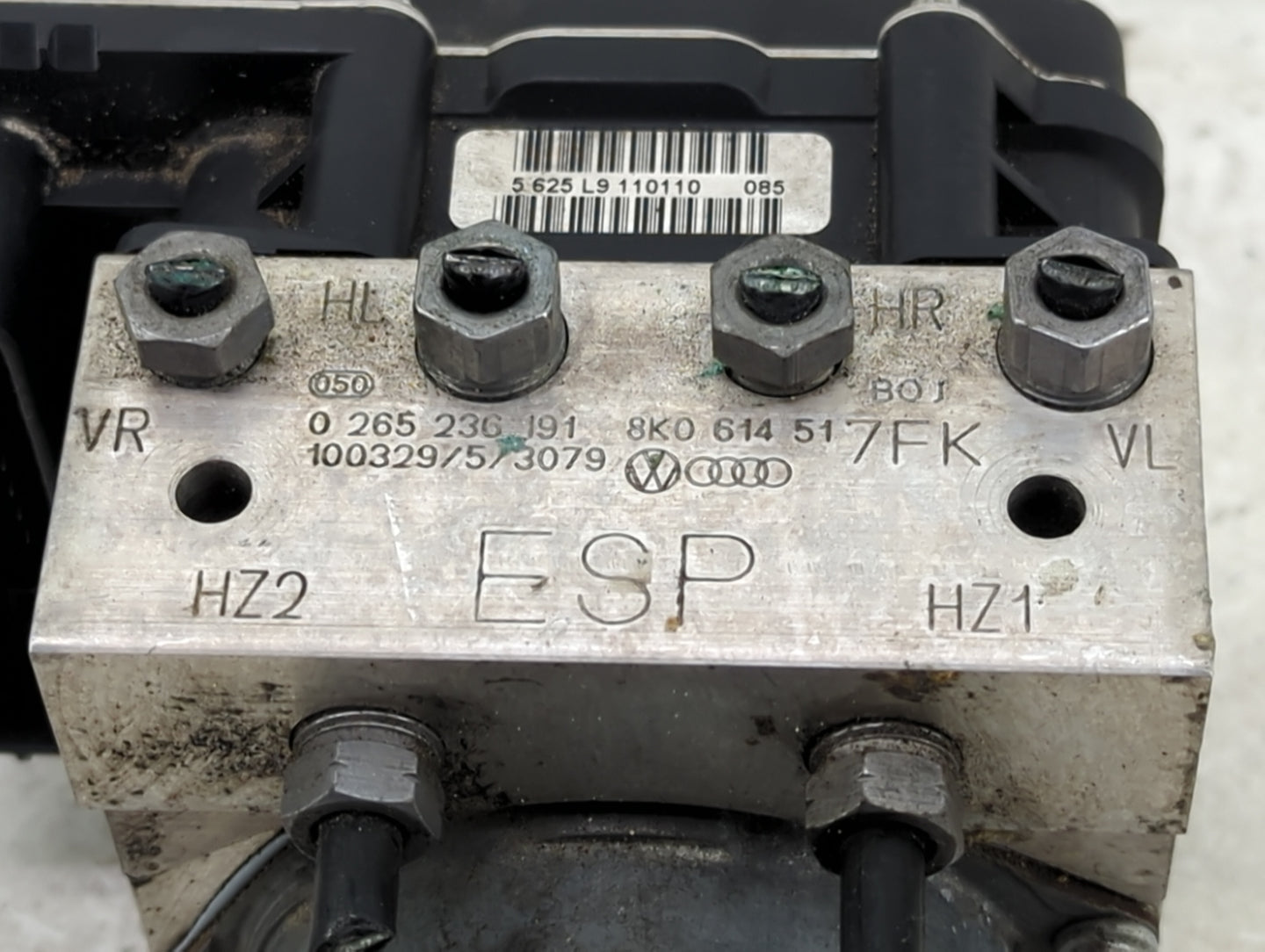 2010-2012 Audi A5 ABS Pump Control Module Replacement P/N:0265236191 8K0614517FK, 10032975/3079 Fits Fits 2009 2010 2011 201