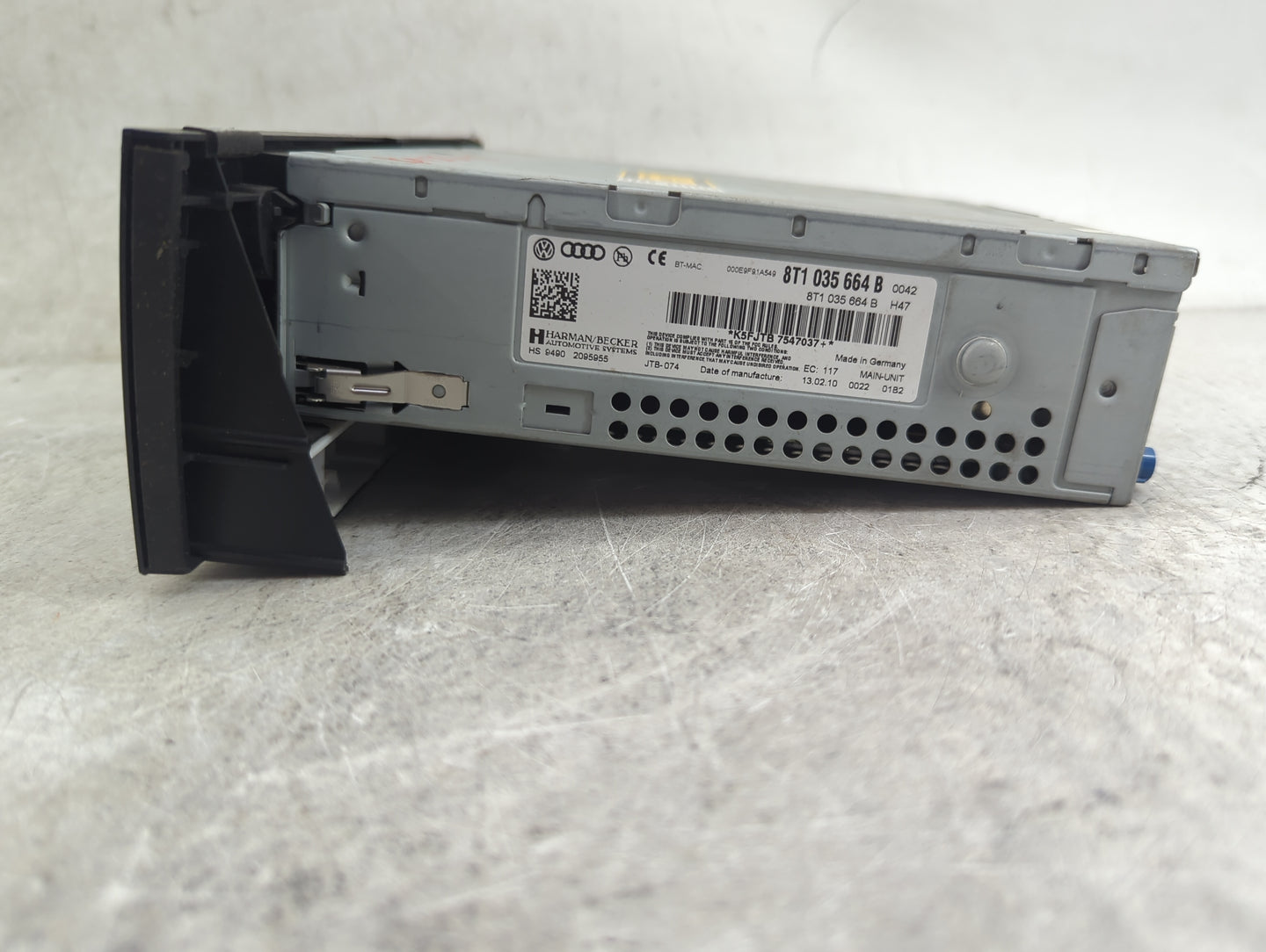 2010-2017 Audi A5 Radio AM FM Cd Player Receiver Replacement P/N:8T1035664B Fits Fits 2010 2011 2012 2013 2014 2015 2016 201