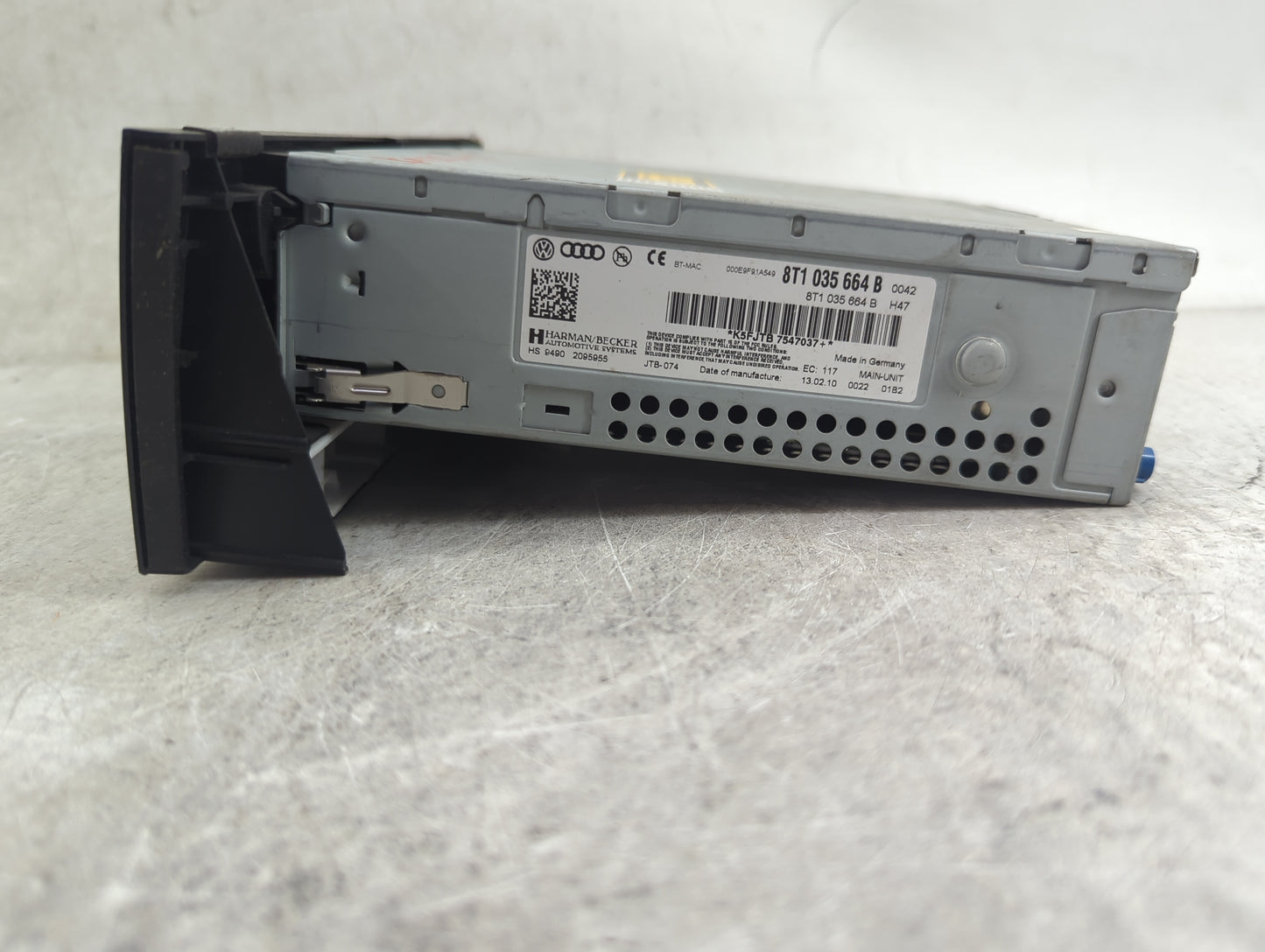 2010-2017 Audi A5 Radio AM FM Cd Player Receiver Replacement P/N:8T1035664B Fits Fits 2010 2011 2012 2013 2014 2015 2016 201