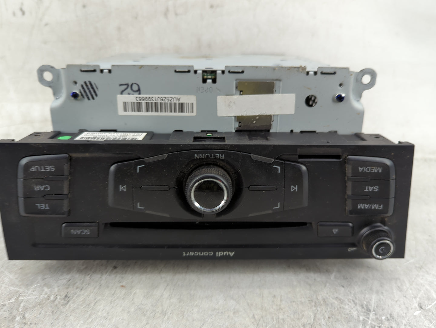 2008-2012 Audi A5 Radio AM FM Cd Player Receiver Replacement Fits Fits 2008 2009 2010 2011 2012 OEM Used Auto Parts - Oemuse