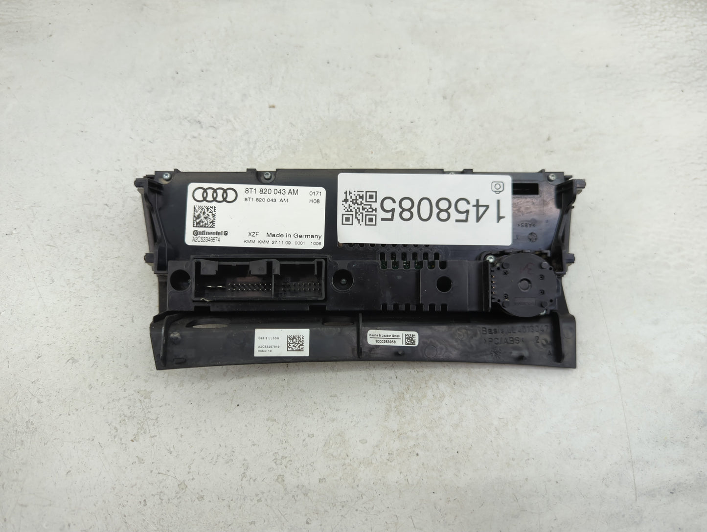 2010-2013 Audi A5 Climate Control Module Temperature AC/Heater Replacement P/N:8T1 820 043 AM Fits Fits 2010 2011 2012 2013 