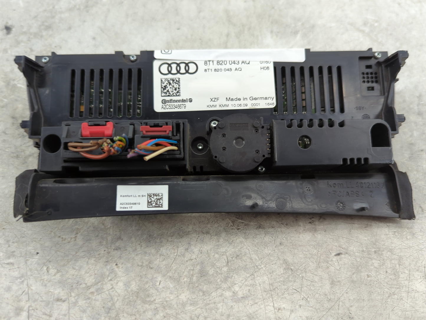 2010-2013 Audi A5 Climate Control Module Temperature AC/Heater Replacement P/N:8T1 820 043 AQ Fits Fits 2009 2010 2011 2012 