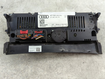 2010-2013 Audi A5 Climate Control Module Temperature AC/Heater Replacement P/N:8T1 820 043 AQ Fits Fits 2009 2010 2011 2012 2013 OEM Used Auto Parts
