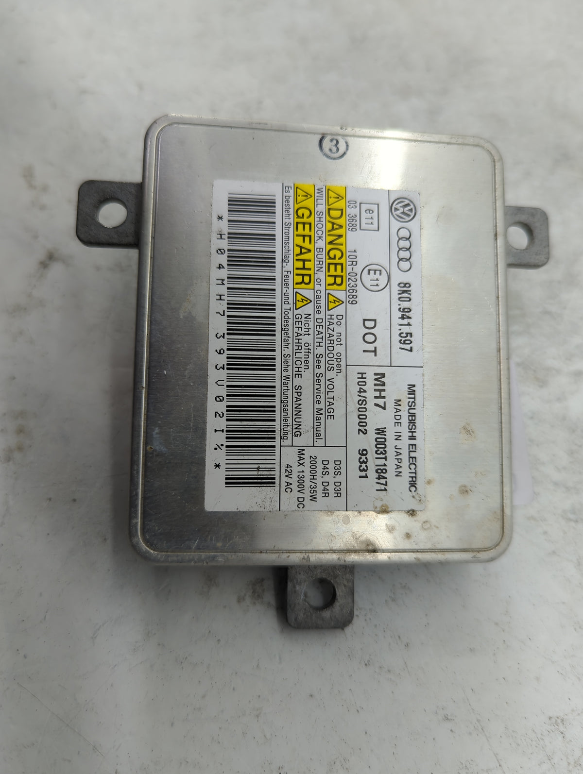 2015 Audi A6 Headlight Ballast Head Light 1463064 - Oemusedautoparts1.com