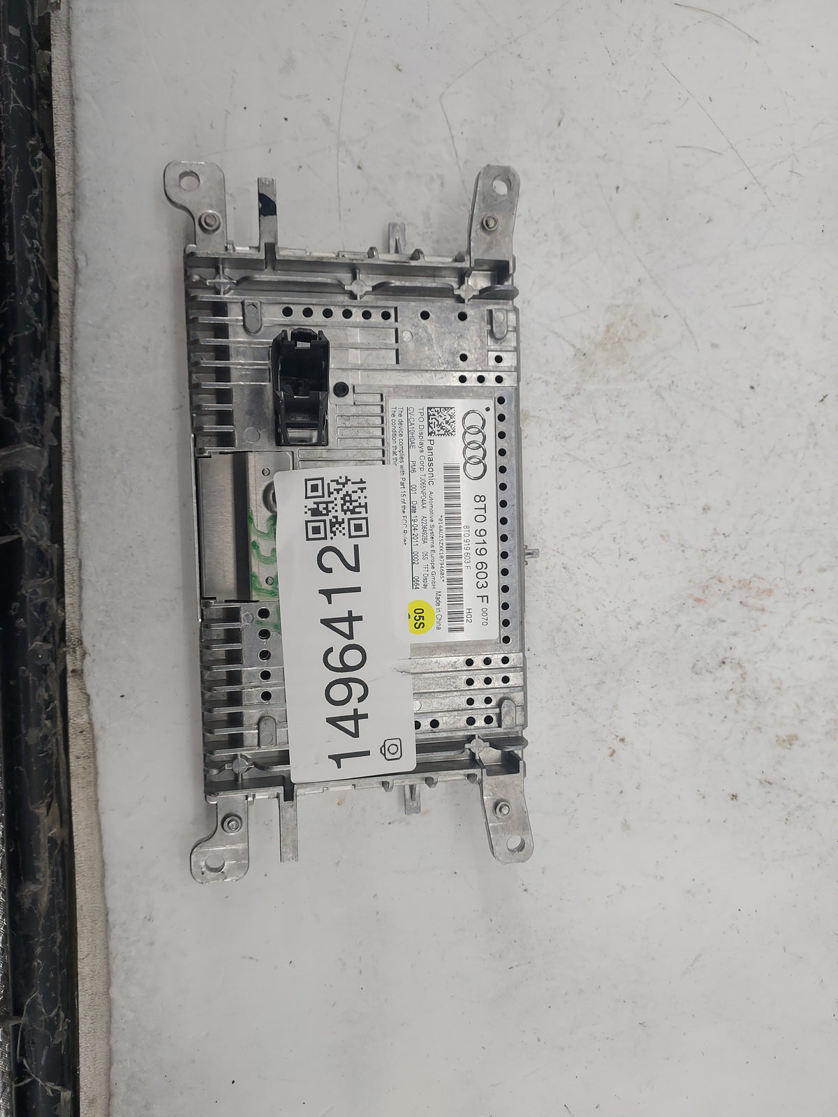2008-2012 Audi A5 Information Display Screen 1496412 - Oemusedautoparts1.com
