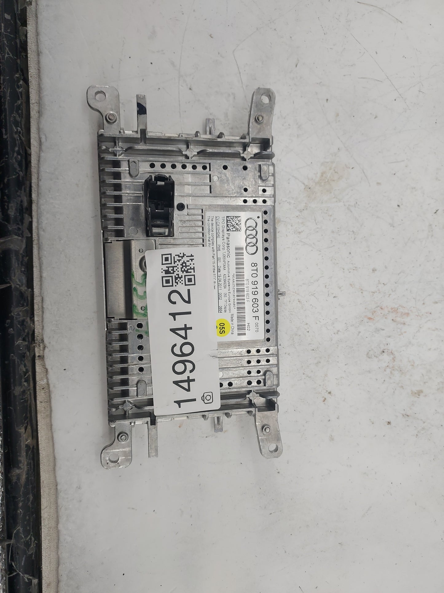 2008-2012 Audi A5 Information Display Screen 1496412 - Oemusedautoparts1.com