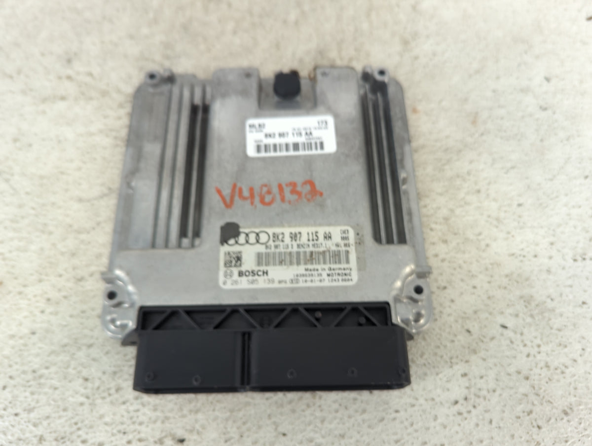 2010 Audi A5 PCM Engine Control Computer ECU ECM PCU OEM P/N:8K2907115AA 0261S05139, 8K2907115D Fits OEM Used Auto Parts - O