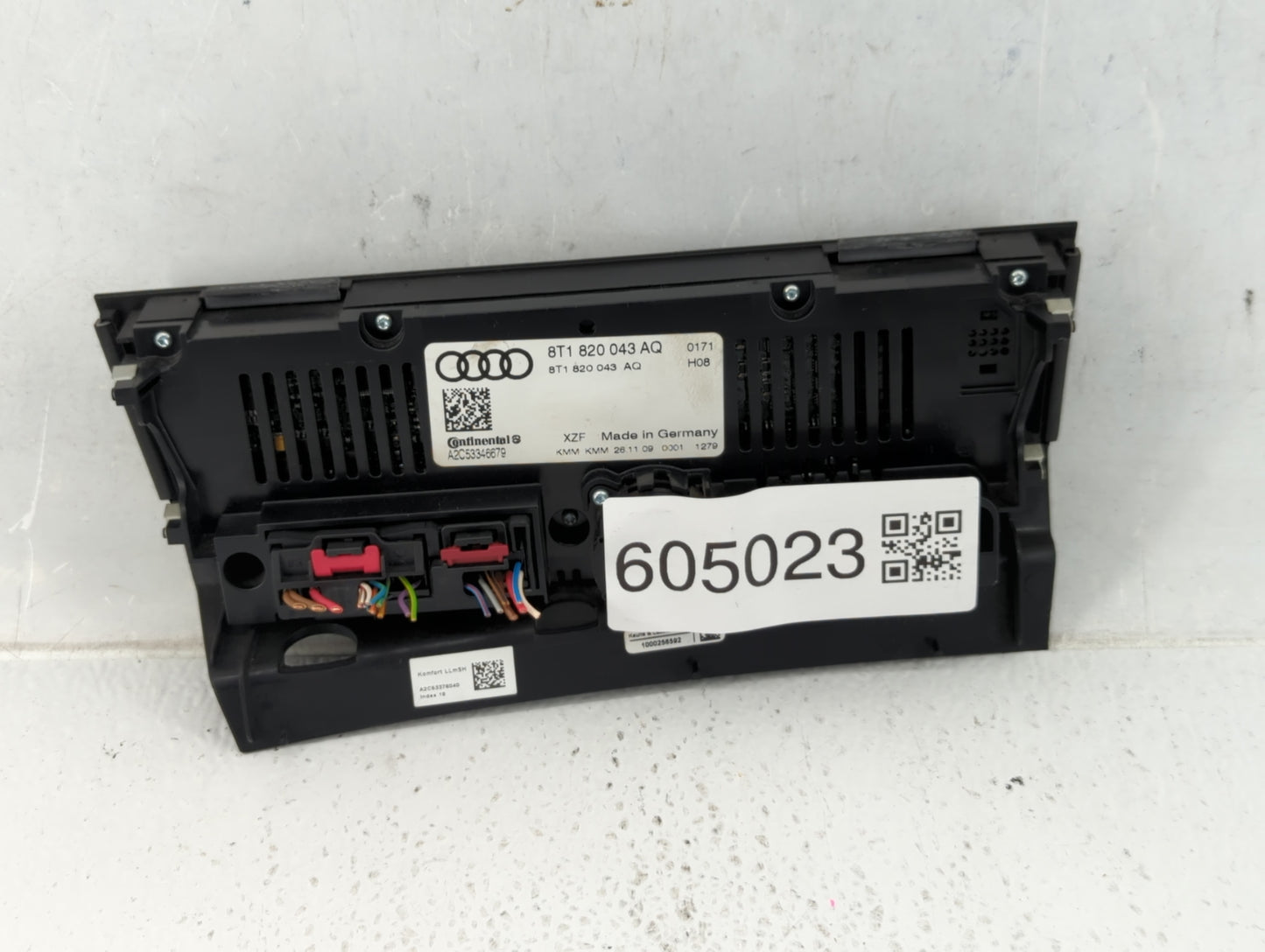 2010-2013 Audi A5 Climate Control Module Temperature AC/Heater Replacement P/N:8T1 820 043 AQ Fits Fits 2009 2010 2011 2012 