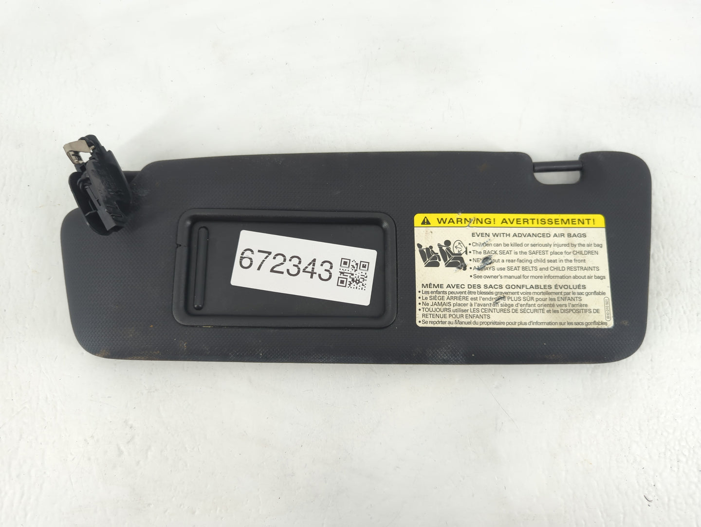 2008-2011 Audi A5 Sun Visor Shade Replacement Driver Left Mirror Fits Fits 2008 2009 2010 2011 OEM Used Auto Parts - Oemused