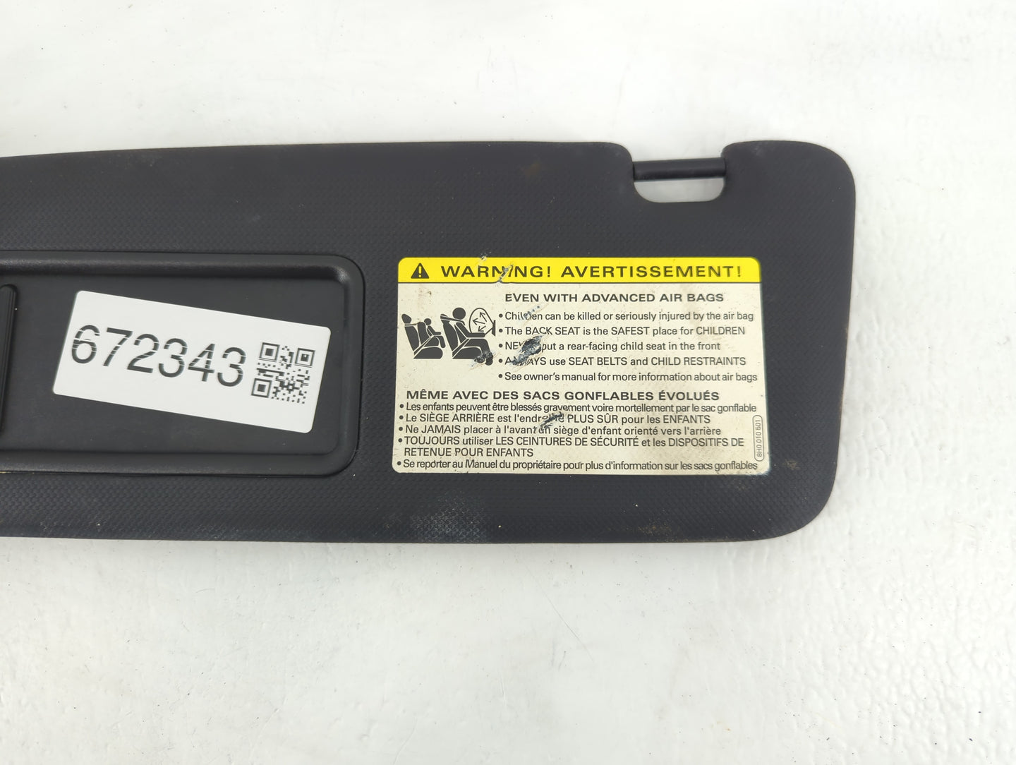 2008-2011 Audi A5 Sun Visor Shade Replacement Driver Left Mirror Fits Fits 2008 2009 2010 2011 OEM Used Auto Parts - Oemused