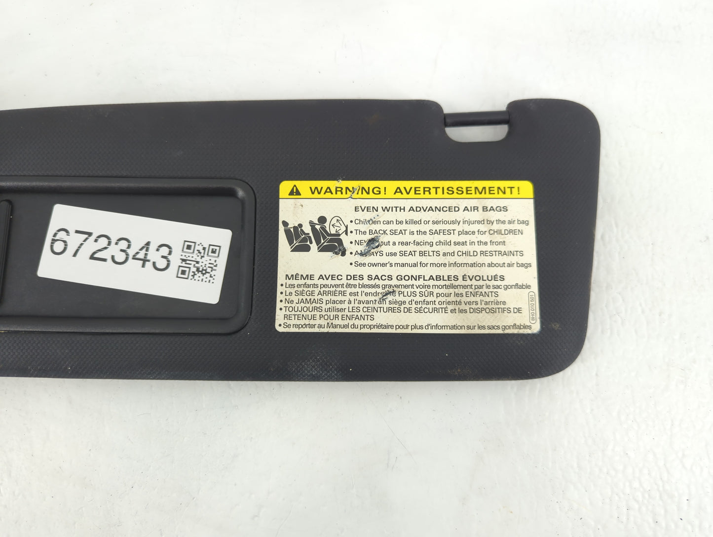 2008-2011 Audi A5 Sun Visor Shade Replacement Driver Left Mirror Fits Fits 2008 2009 2010 2011 OEM Used Auto Parts - Oemused