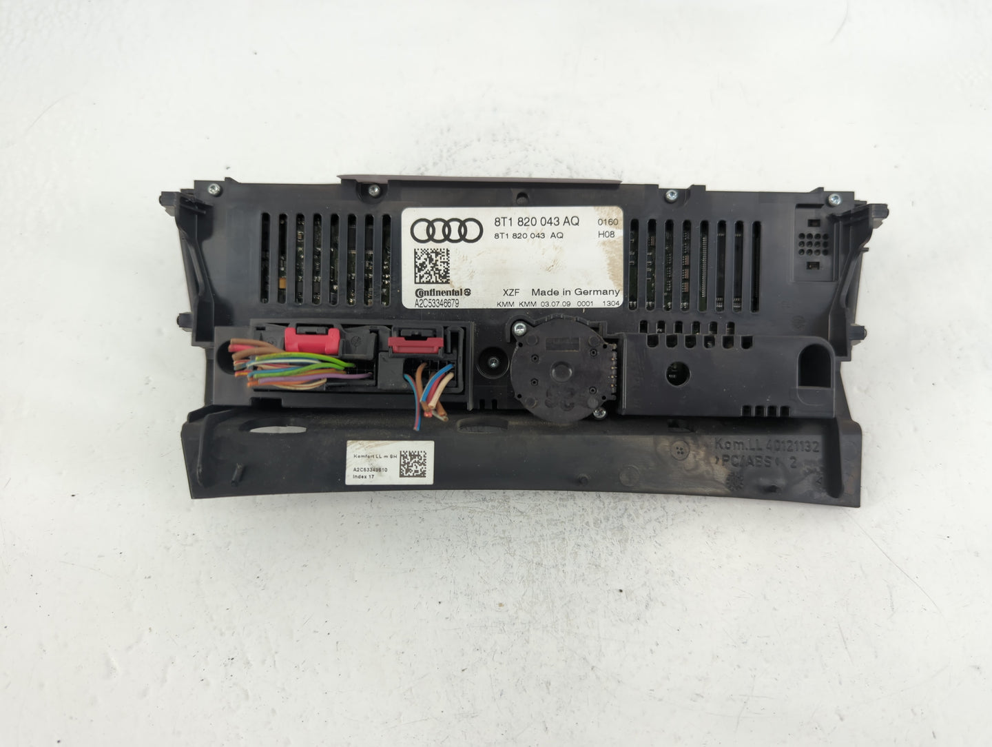 2010-2013 Audi A5 Climate Control Module Temperature AC/Heater Replacement P/N:8T1 820 043 AQ Fits Fits 2009 2010 2011 2012 