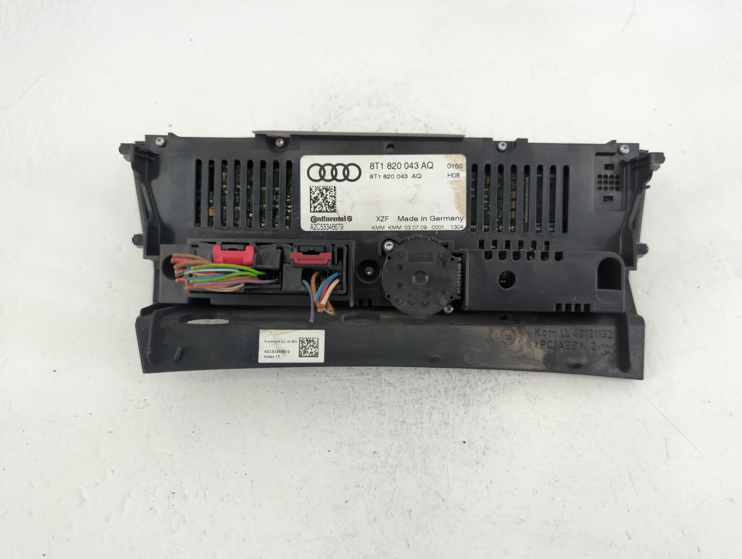 2010-2013 Audi A5 Climate Control Module Temperature AC/Heater Replacement P/N:8T1 820 043 AQ Fits Fits 2009 2010 2011 2012 