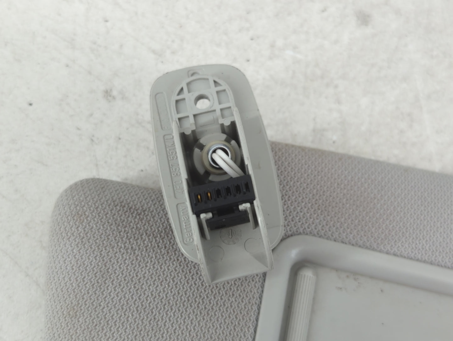 2005-2011 Audi A6 Sun Visor Shade Replacement Driver Left Mirror Fits Fits 2005 2006 2007 2008 2009 2010 2011 OEM Used Auto 
