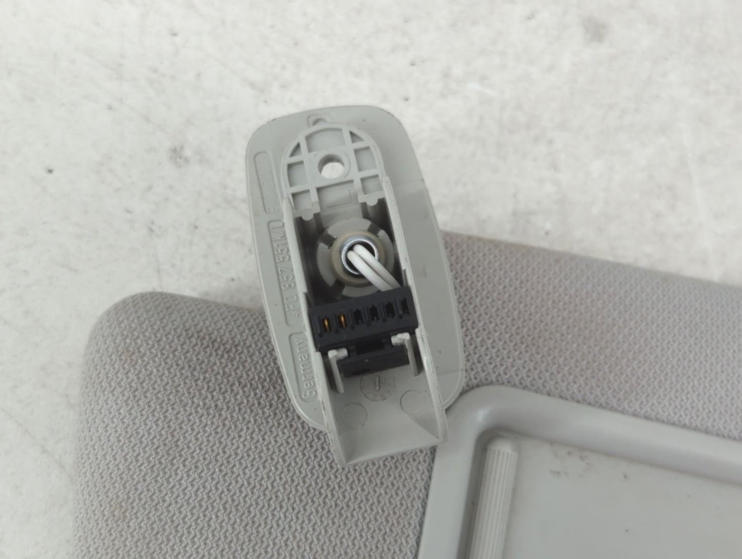 2005-2011 Audi A6 Sun Visor Shade Replacement Driver Left Mirror Fits Fits 2005 2006 2007 2008 2009 2010 2011 OEM Used Auto 