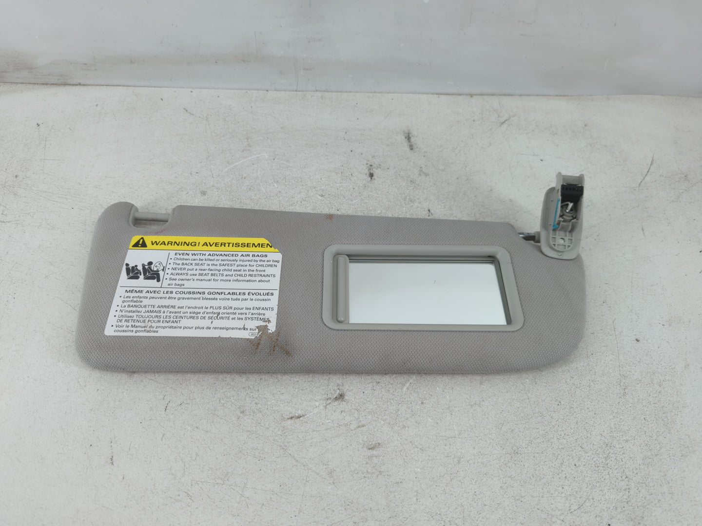 2005-2018 Audi A6 Sun Visor Shade Replacement Passenger Right Mirror Fits OEM Used Auto Parts - Oemusedautoparts1.com