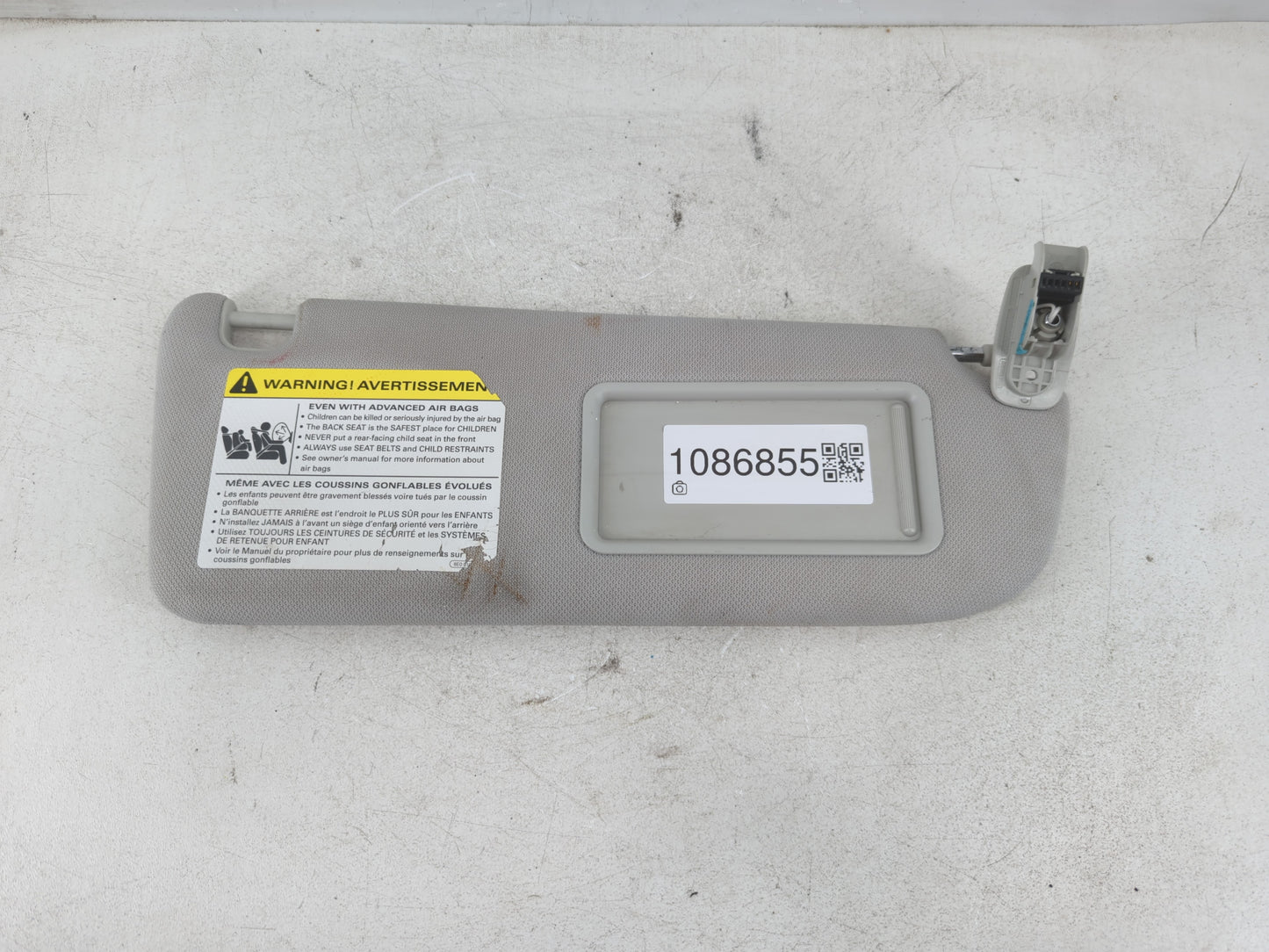 2005-2018 Audi A6 Sun Visor Shade Replacement Passenger Right Mirror Fits OEM Used Auto Parts - Oemusedautoparts1.com