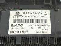 2006-2011 Audi A6 Climate Control Module Temperature AC/Heater Replacement P/N:4F1 820 043 AK Fits OEM Used Auto Parts - Oem