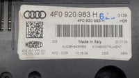 2009-2011 Audi A6 Instrument Cluster Speedometer Gauges P/N:4F0 920 983 H Fits Fits 2009 2010 2011 OEM Used Auto Parts - Oem