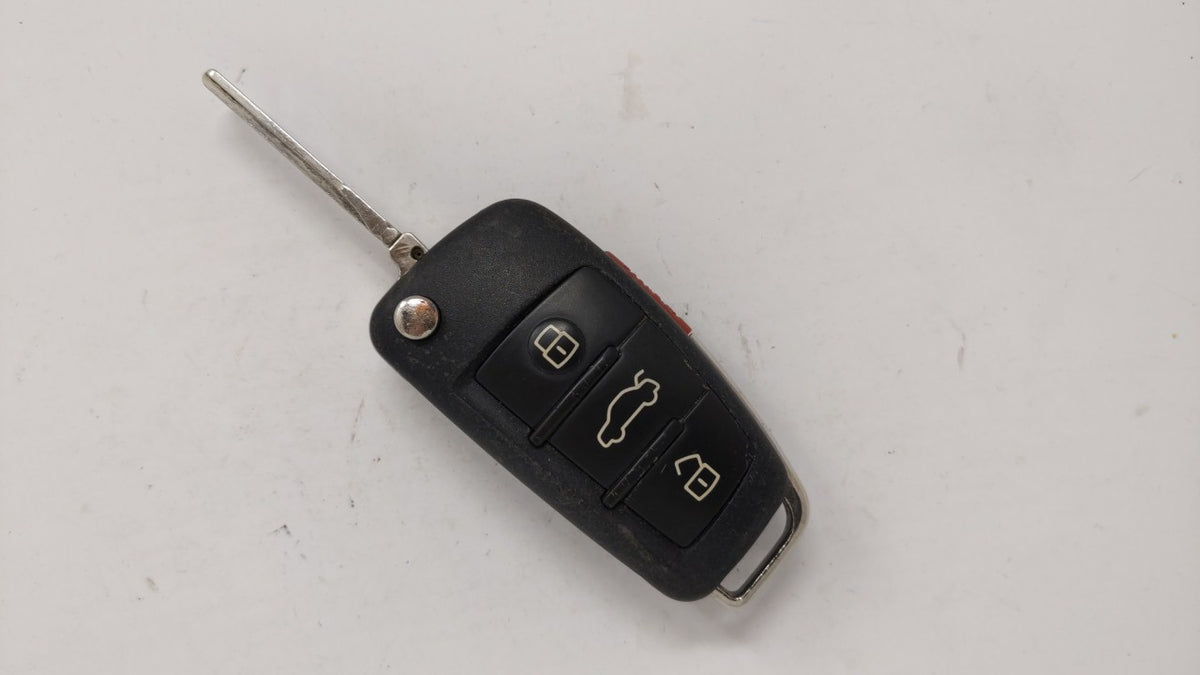 Audi A6 Keyless Entry Remote Fob Nbgfs12p71 8v0 837 220 E 4 Buttons - Oemusedautoparts1.com