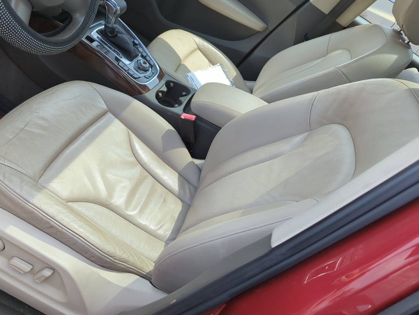 2009-2012 Audi Q5 Driver Front Seat Oem Beige - Oemusedautoparts1.com