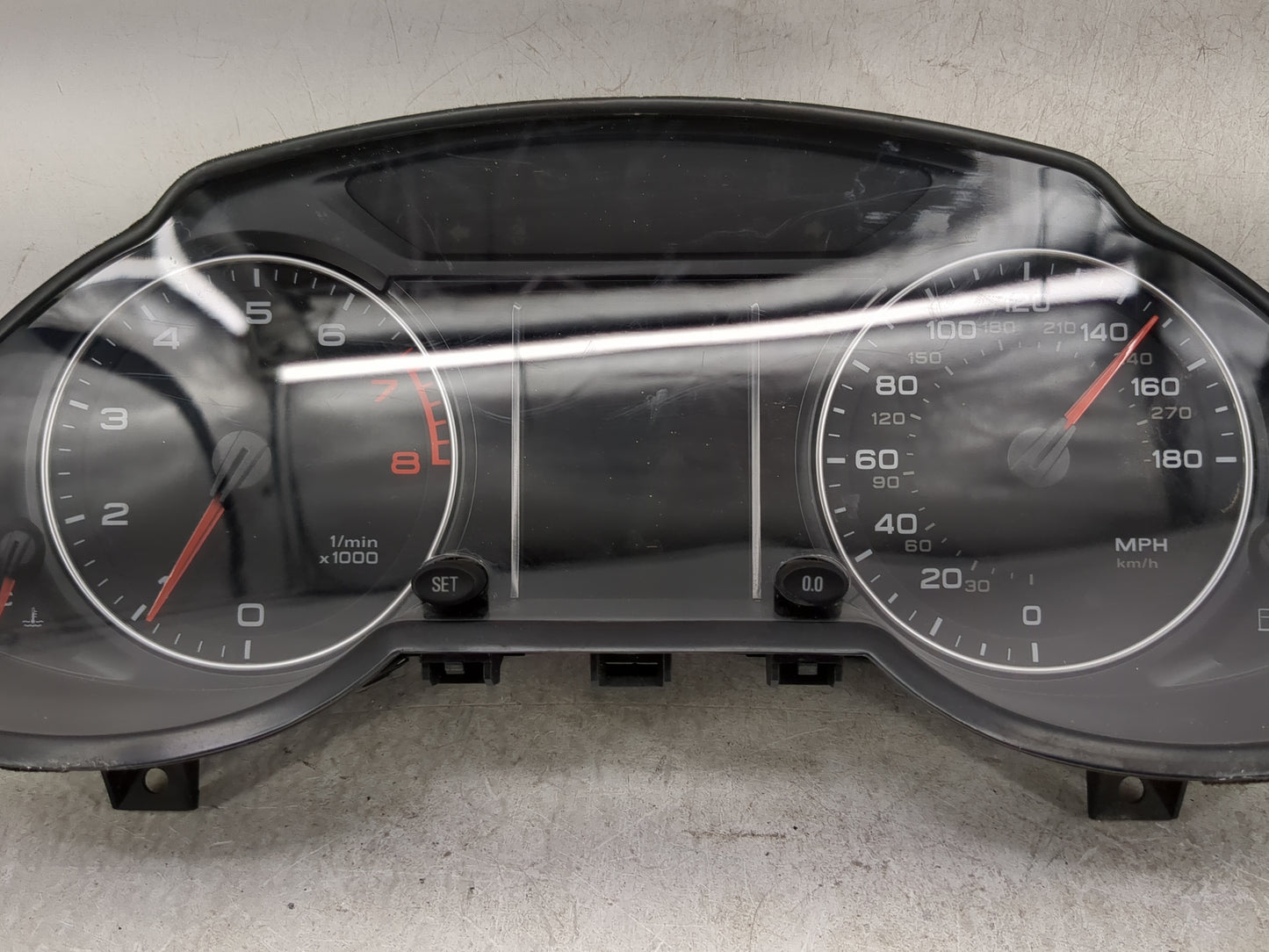 2009-2010 Audi Q5 Instrument Cluster Speedometer Gauges P/N:8R0920950B Miles: Fits Fits 2009 2010 OEM Used Auto Parts - Oemu
