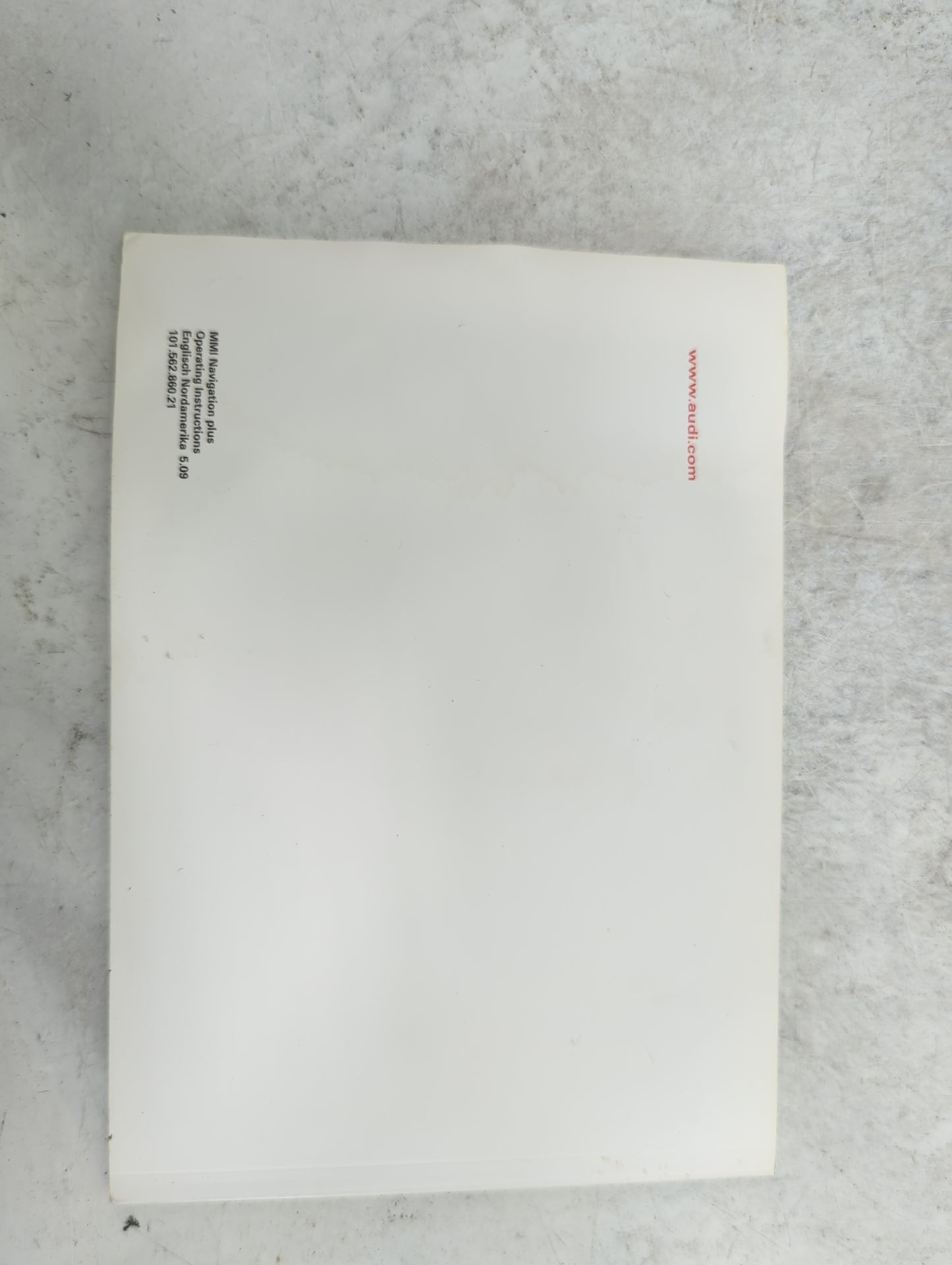 2010 Audi Q5 Owners Manual Book Guide P/N:101.561.8RB.23 101.562.860.21 OEM Used Auto Parts - Oemusedautoparts1.com
