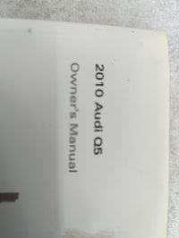 2010 Audi Q5 Owners Manual Book Guide P/N:101.561.8RB.23 101.562.860.21 OEM Used Auto Parts - Oemusedautoparts1.com