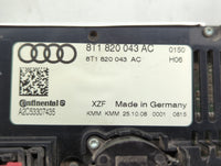 2009-2012 Audi Q5 Climate Control Module Temperature AC/Heater Replacement P/N:8T1 820 043 AA 8T1 820 043 AK Fits OEM Used A