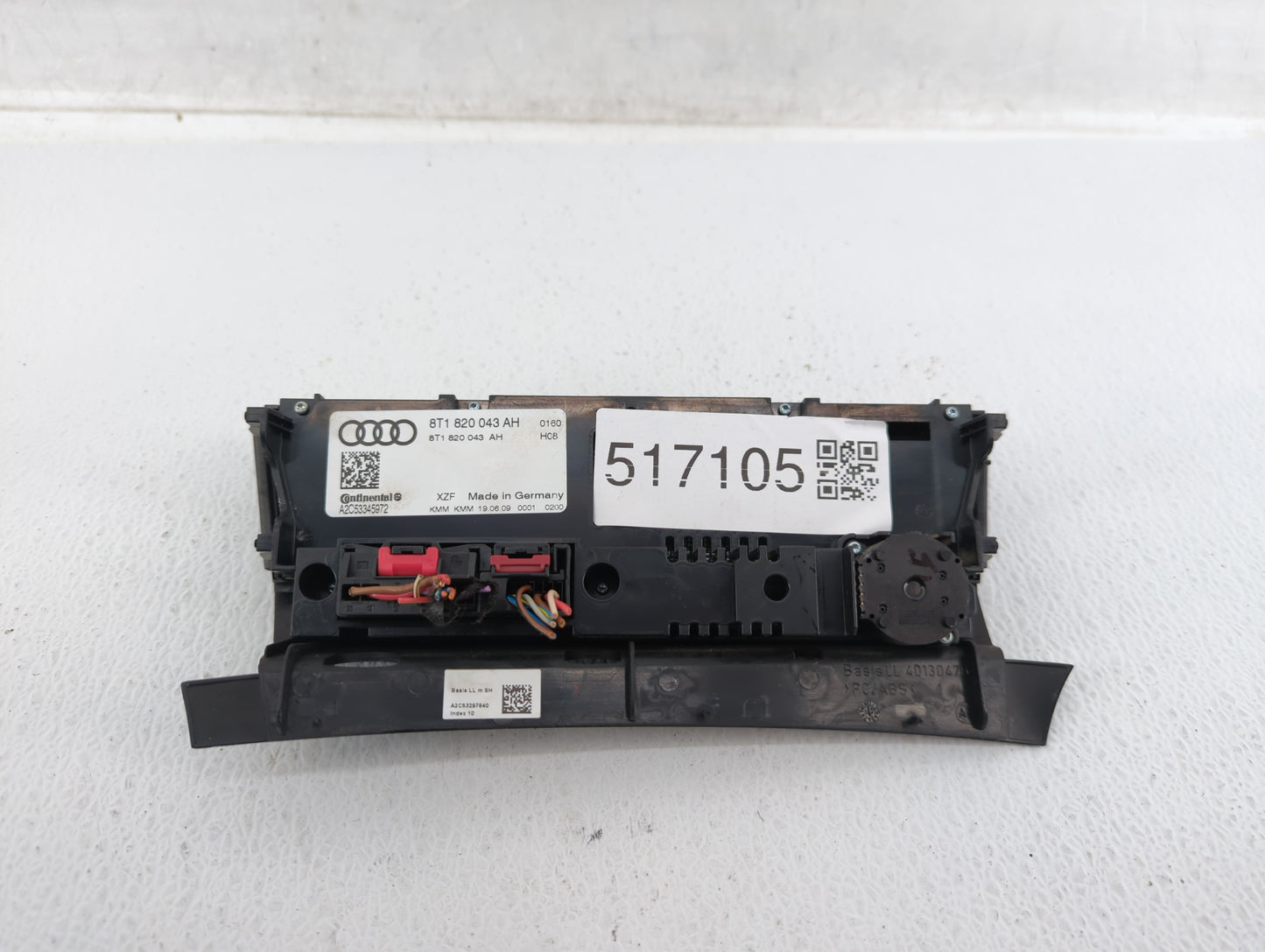 2009-2010 Audi Q5 Climate Control Module Temperature AC/Heater Replacement P/N:8T1 820 043 AH Fits Fits 2008 2009 2010 2011 