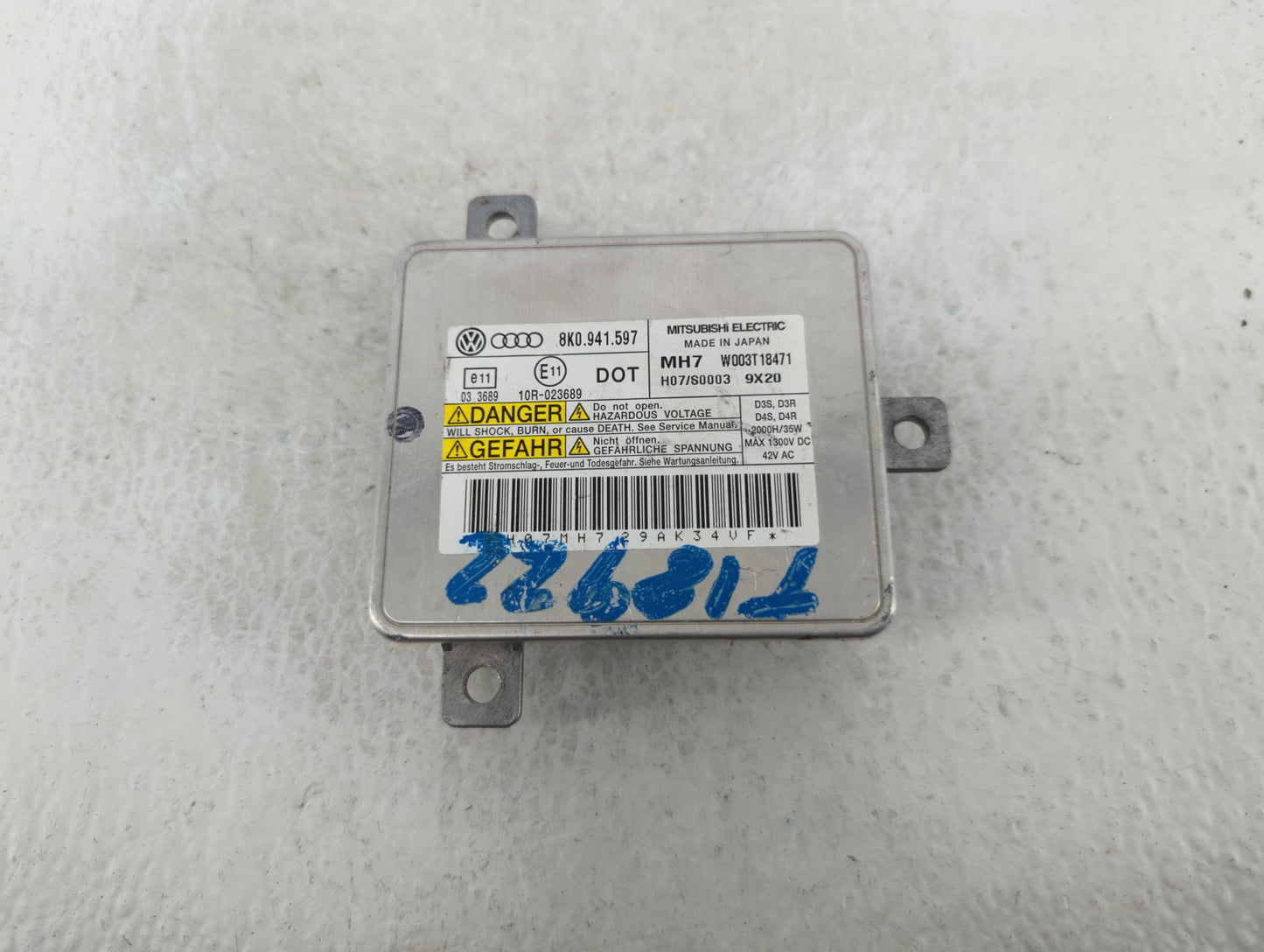 2009-2010 Audi Q5 Headlight Ballast Head Light - Oemusedautoparts1.com