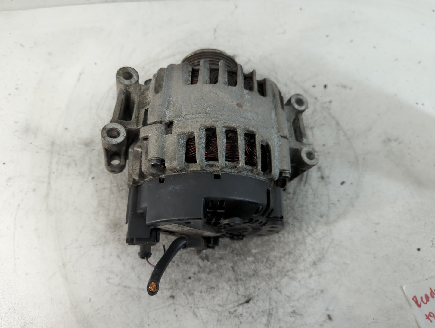 2010 Audi Q5 Alternator Replacement Generator Charging Assembly Engine OEM P/N:06E 903 016 S Fits OEM Used Auto Parts - Oemu