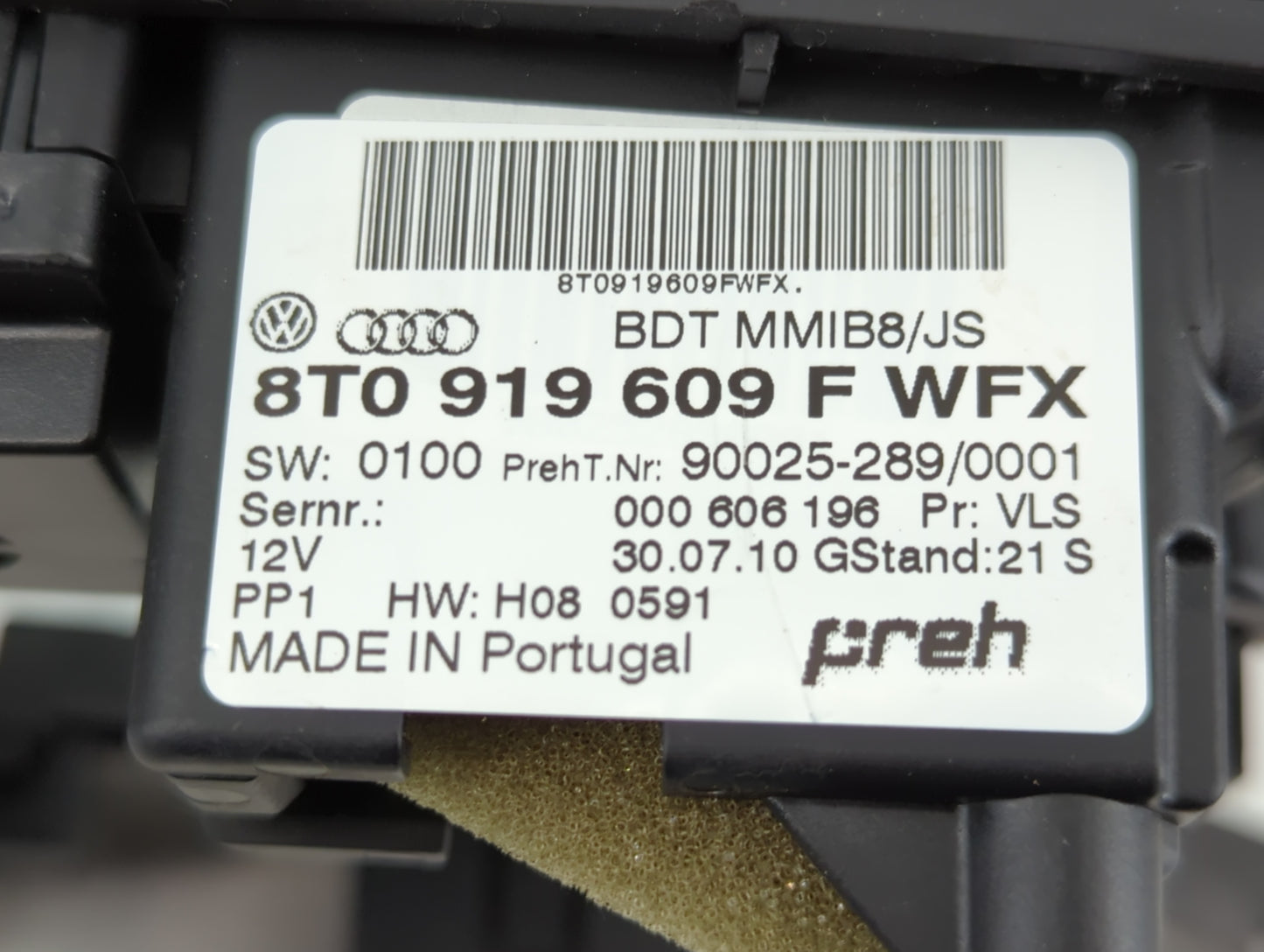 2008-2012 Audi S5 Radio Control Panel - Oemusedautoparts1.com