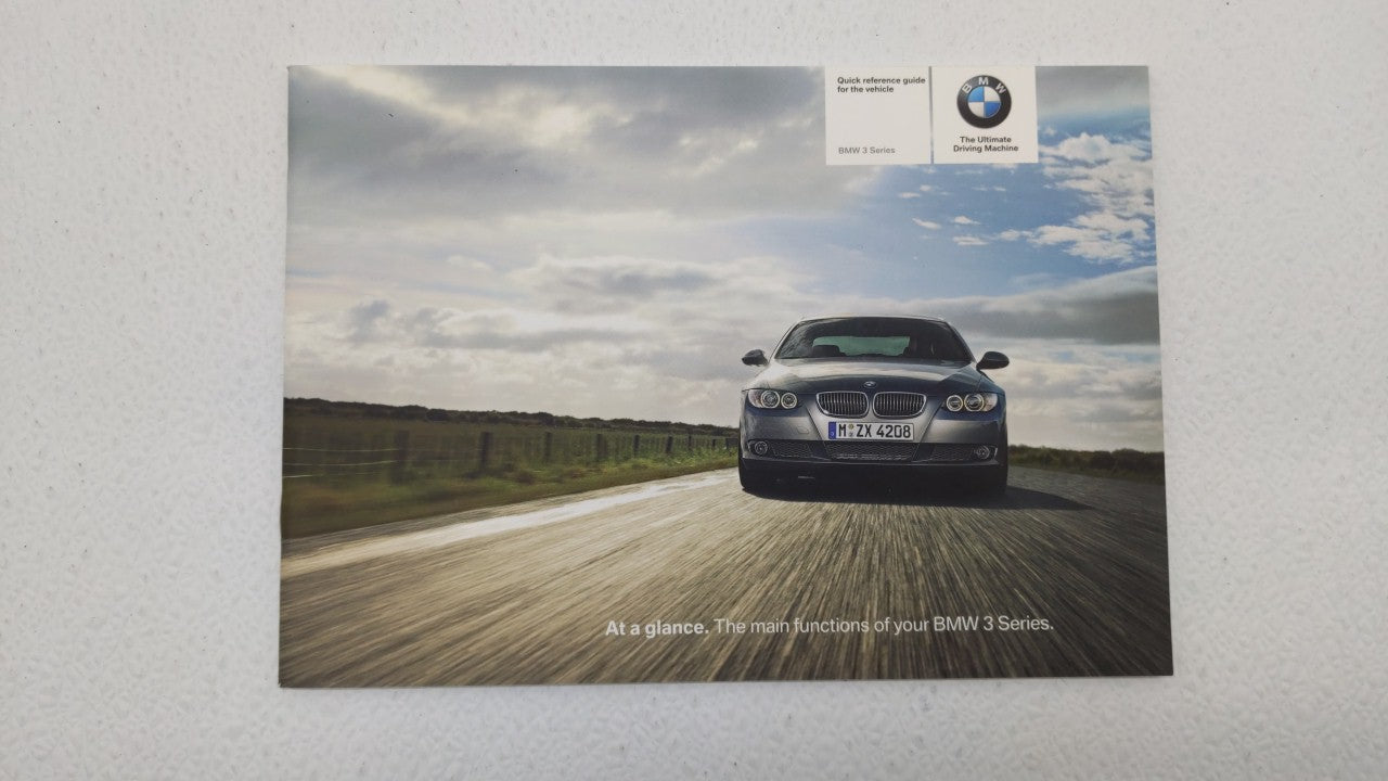 2010 Bmw 323i Owners Manual Book Guide OEM Used Auto Parts - Oemusedautoparts1.com