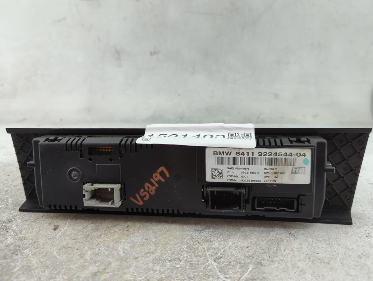 2010 Bmw 328xi Climate Control Module Temperature AC/Heater Replacement P/N:64119224544-04 A2C53398853, BNE86.Y Fits OEM Use